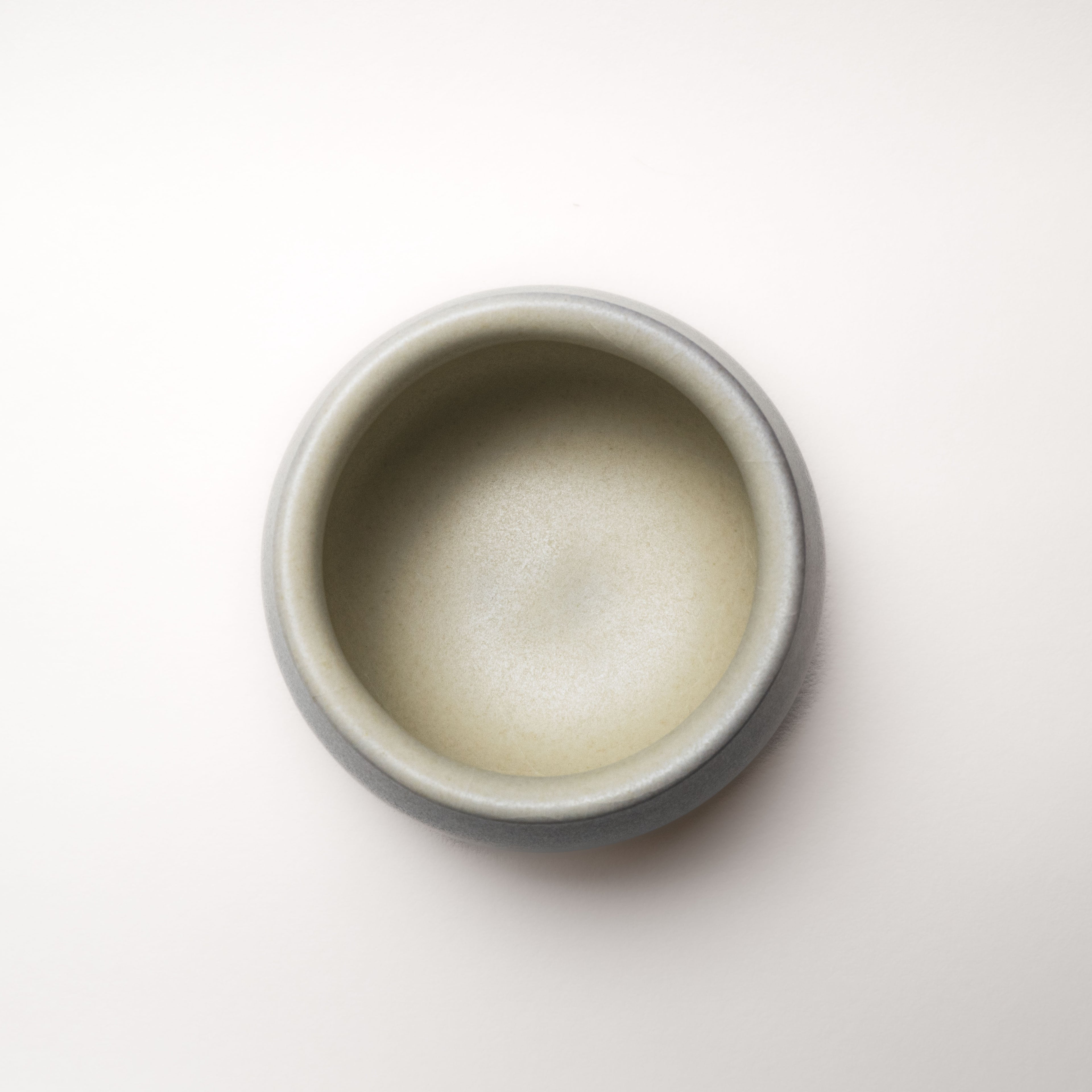 Small ceramic bowl on a white background