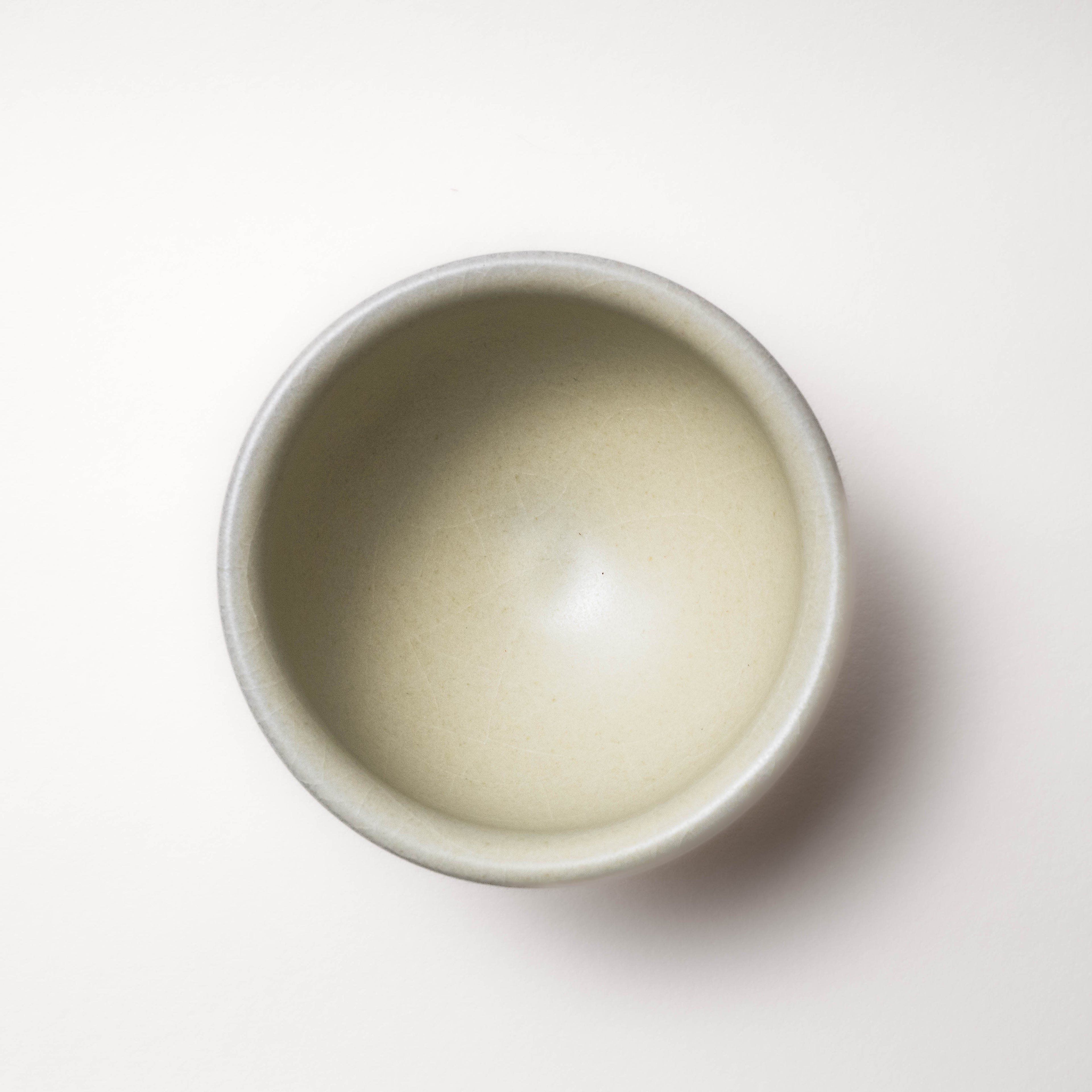 Ceramic cup on a white background
